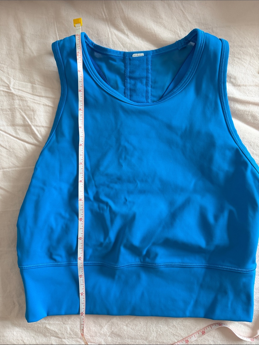 lululemon Blue Racerback Crop Tank - Picture 6 of 6